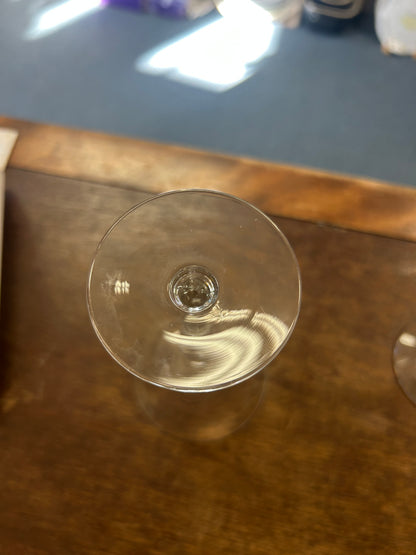 Clear Libbey Windswept Glass, 5 1/4"