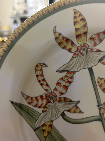 Multicolor American Atelier Botanical Plate, 8"