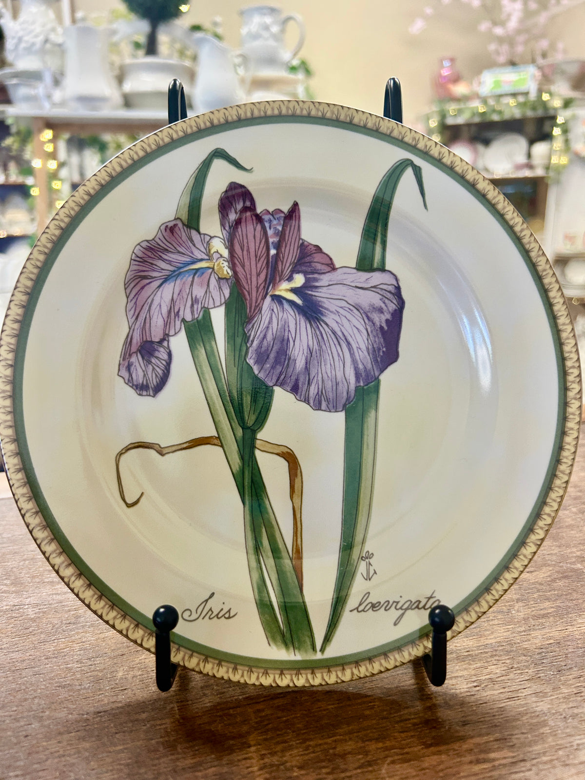 Multicolor American Atelier Botanical Plate, 8"