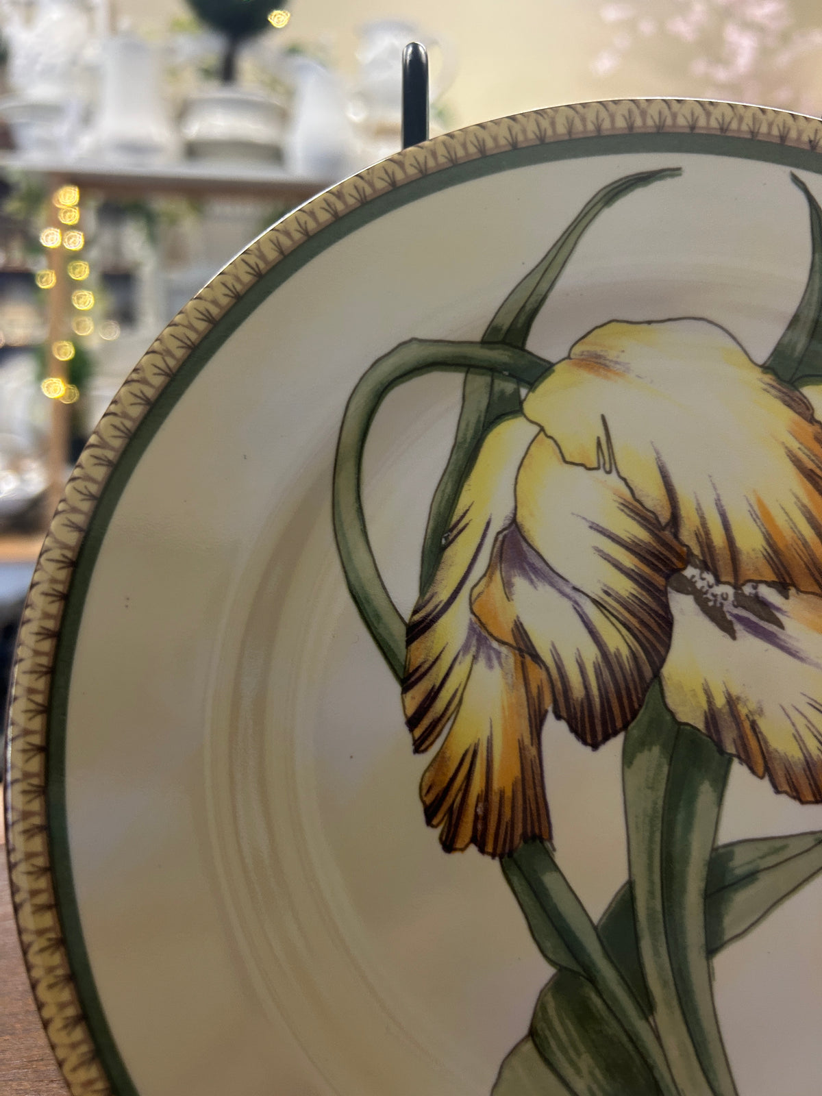 Multicolor American Atelier Botanical Plate, 8"