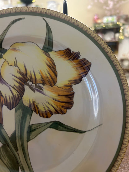 Multicolor American Atelier Botanical Plate, 8"