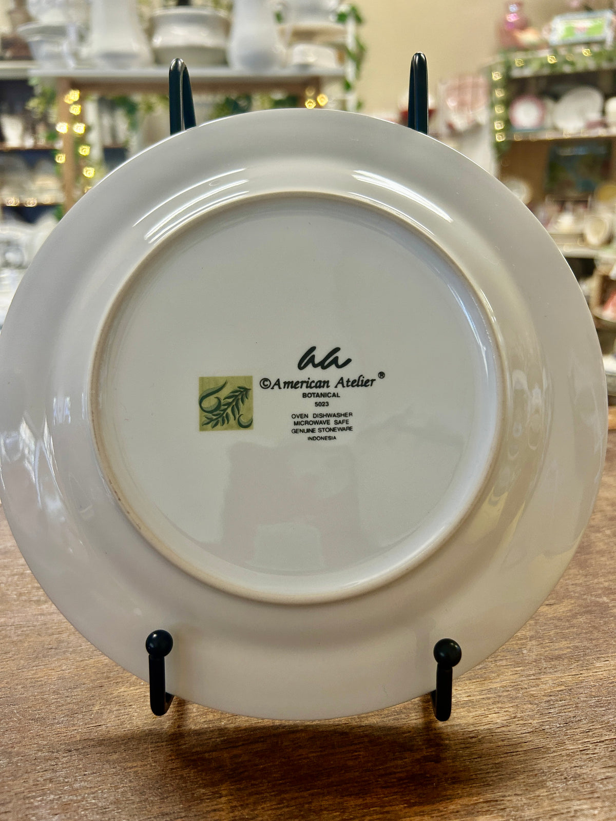 Multicolor American Atelier Botanical Plate, 8"