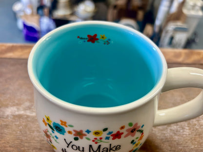 Multicolor Paper Store Brighter Place Mug, 4 1/4"
