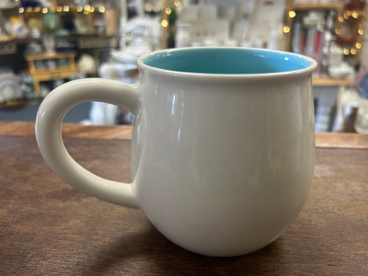 Multicolor Paper Store Brighter Place Mug, 4 1/4"