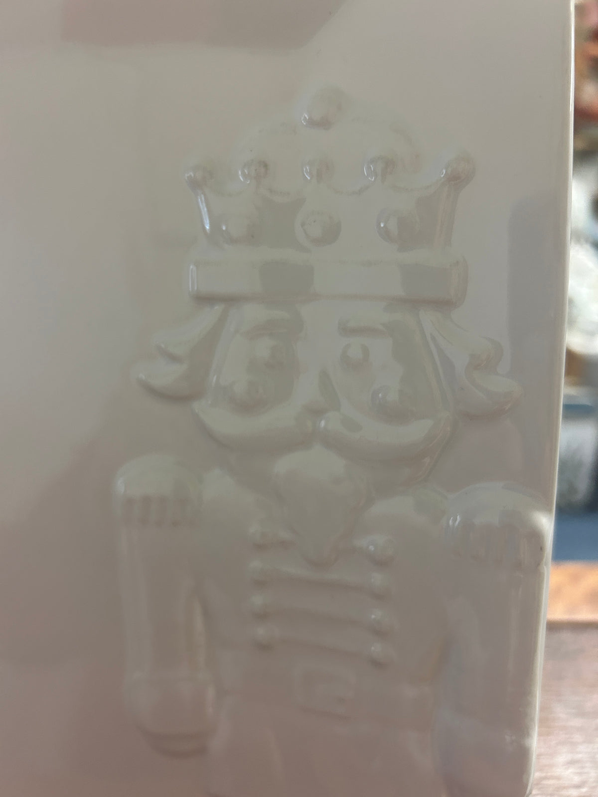 White Royal Standard Royal Nutcracker Square Platter, 11 1/2"