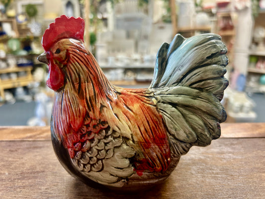 Multicolor  Rooster Sponge Holder, 5"