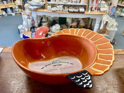 Orange Campbell Soup Turkey Casserole Baker, 12"