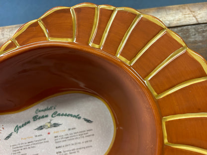 Orange Campbell Soup Turkey Casserole Baker, 12"