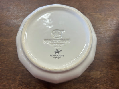 Red Green White Pfaltzgraff Christmas Heritage Bowl, 5 1/4"