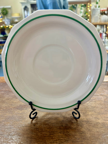 Red Green White Pfaltzgraff Christmas Heritage Plate, 6 1/4"