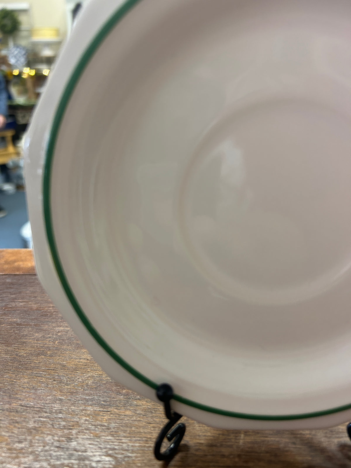 Red Green White Pfaltzgraff Christmas Heritage Plate, 6 1/4"