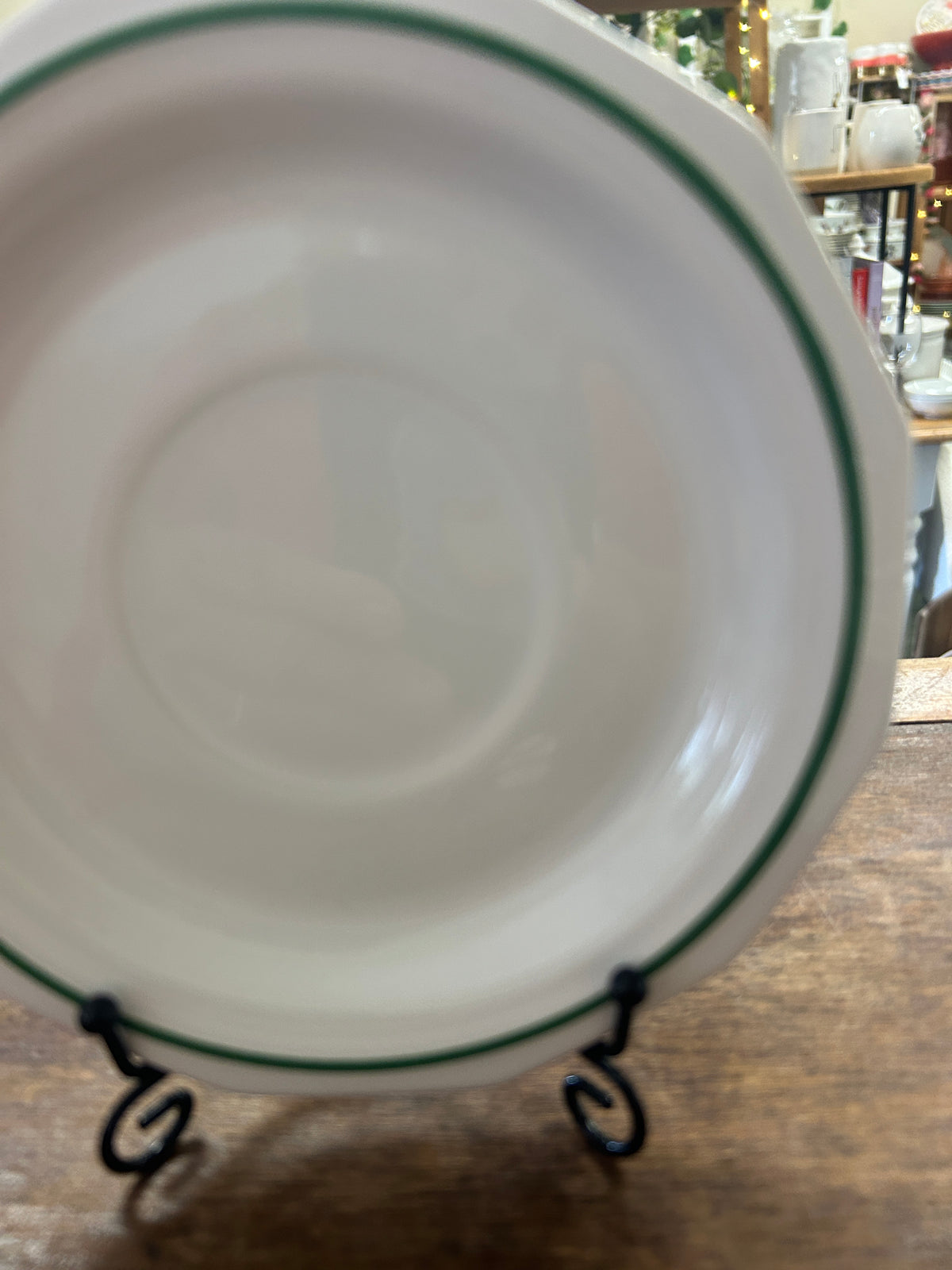 Red Green White Pfaltzgraff Christmas Heritage Plate, 6 1/4"
