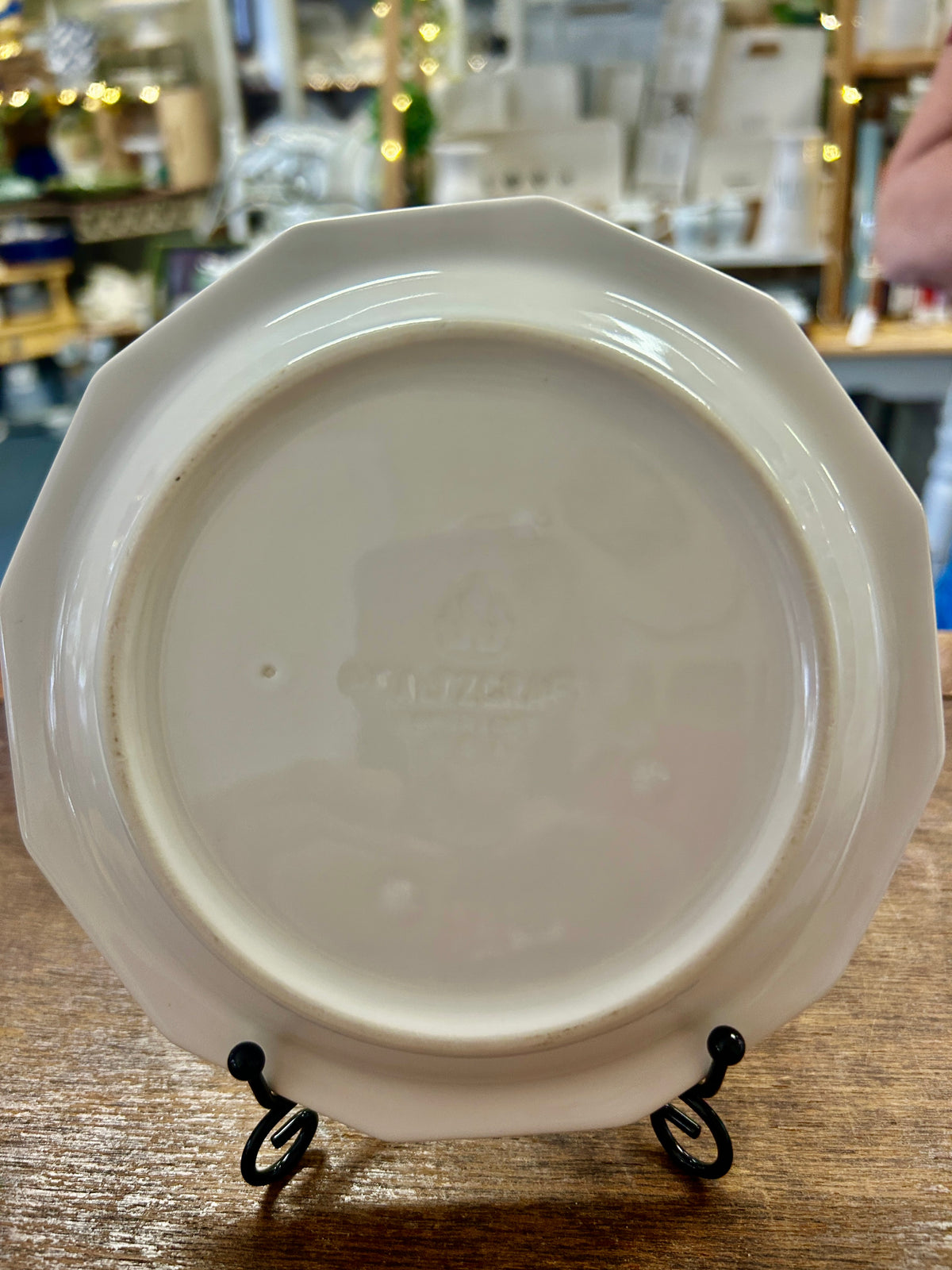 Red Green White Pfaltzgraff Christmas Heritage Plate, 6 1/4"