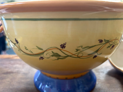 Multicolor Pfaltzgraff Pistoulet Tureen, Lid, Ladel, 11"