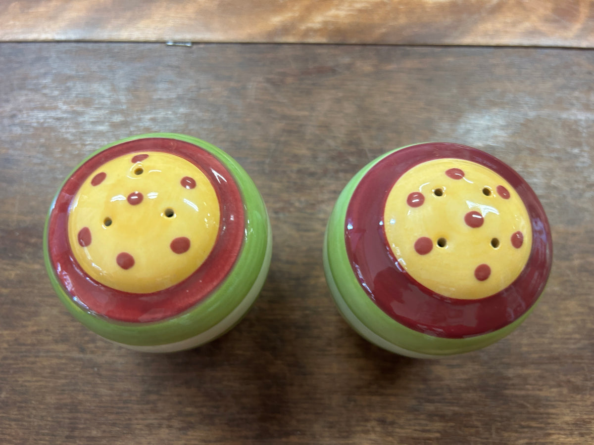 Multicolor Pfaltzgraff Pistoulet Salt & Pepper Mexico, 3 1/4"