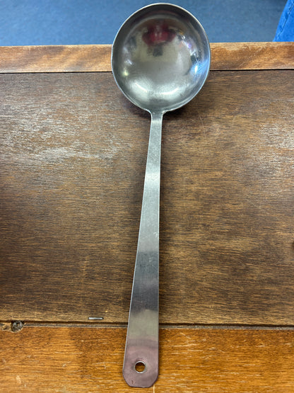 Silver  Metal Ladel, 13 1/2"