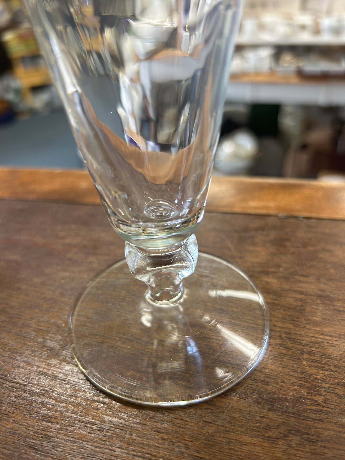 Clear  Pilsner Beer Glass Set of 2, 8"
