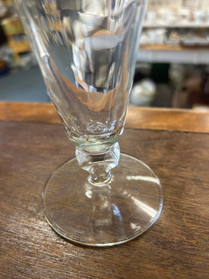 Clear  Pilsner Beer Glass Set of 2, 8"