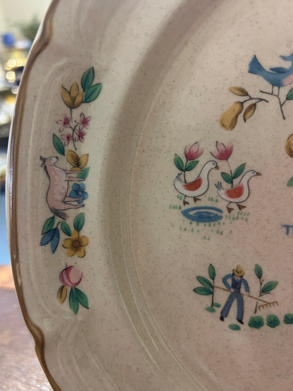Multicolor International Tableworks Heartland Dinner Plate Japan, 10 1/2"