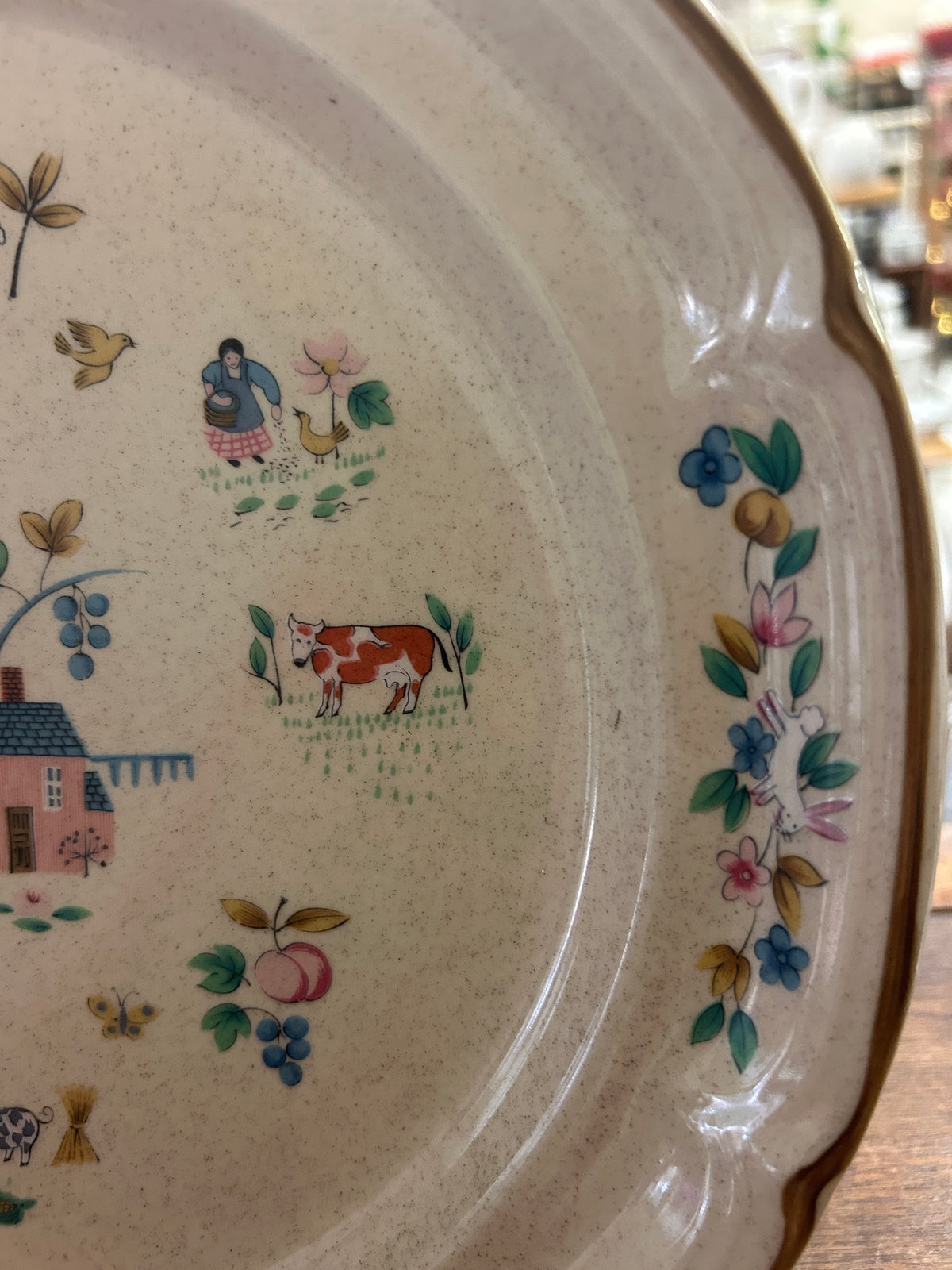 Multicolor International Tableworks Heartland Dinner Plate Japan, 10 1/2"