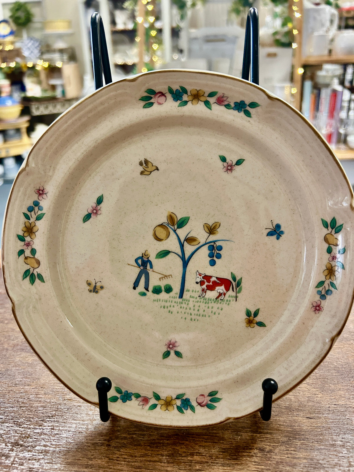 Multicolor International Tableworks Heartland Salad Plate Japan, 7 1/2"