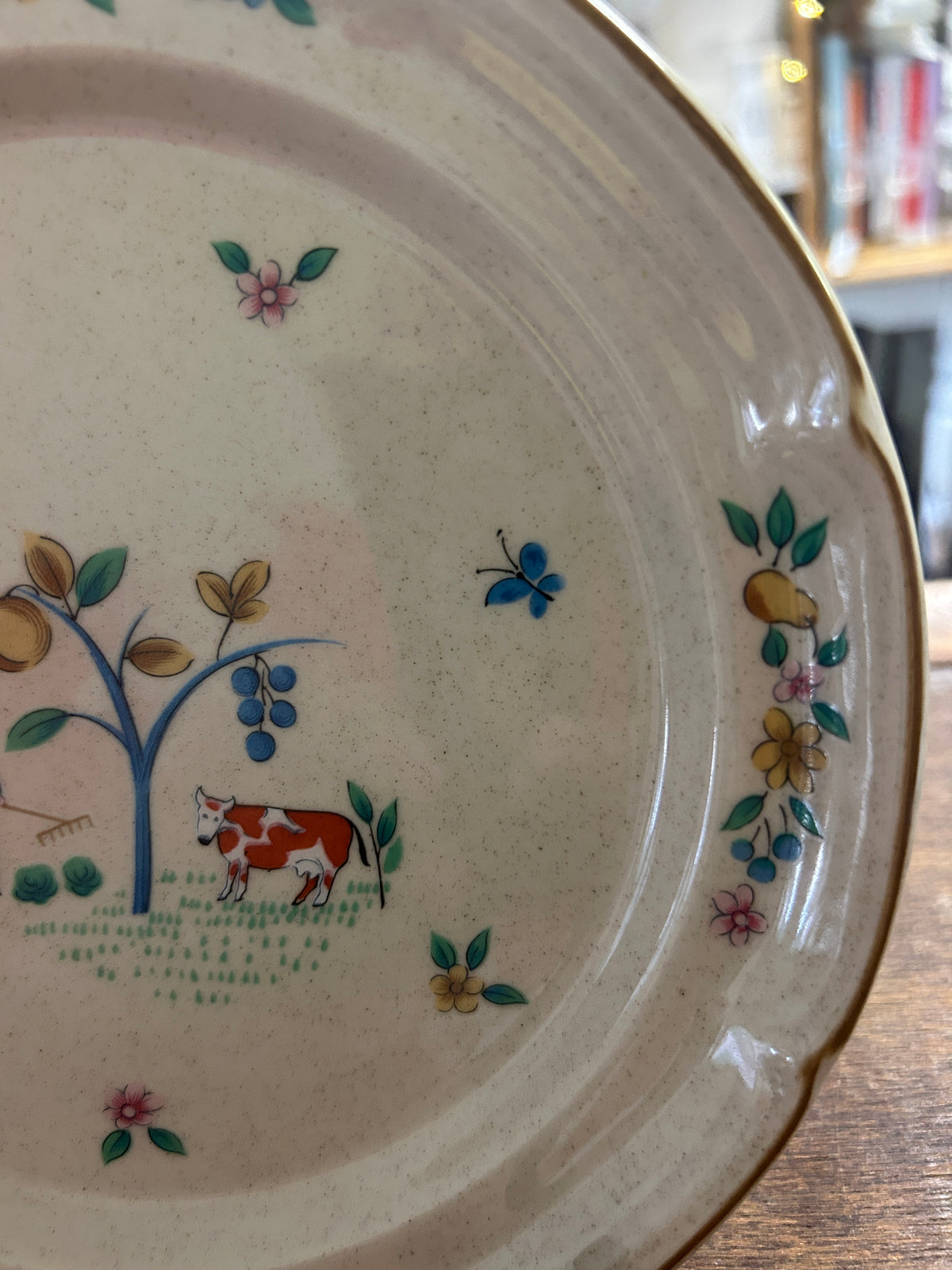 Multicolor International Tableworks Heartland Salad Plate Japan, 7 1/2"