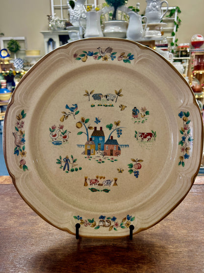 Multicolor International Tableworks Heartland Platter Japan, 12 3/4"