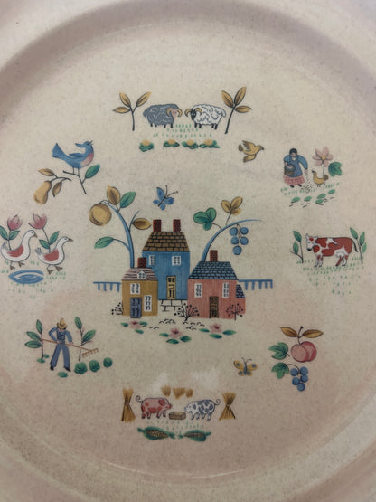 Multicolor International Tableworks Heartland Platter Japan, 12 3/4"