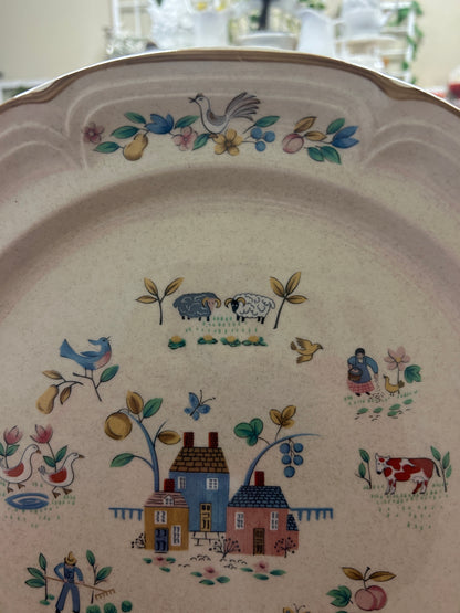 Multicolor International Tableworks Heartland Platter Japan, 12 3/4"