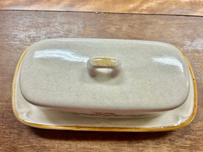 Multicolor International Heartland Butter Dish Japan, 8"