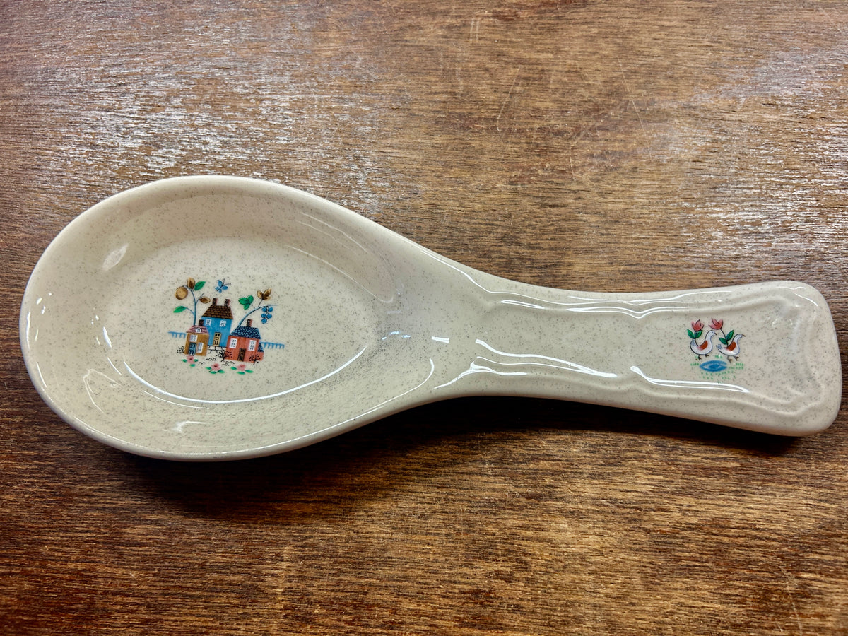Multicolor International Tableworks Heartland Spoon Rest Japan, 9"