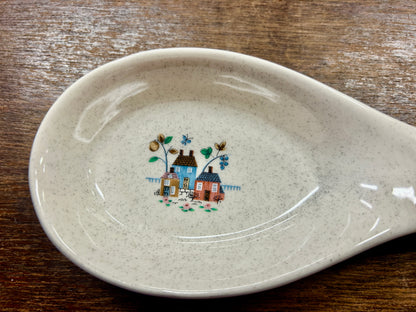 Multicolor International Tableworks Heartland Spoon Rest Japan, 9"