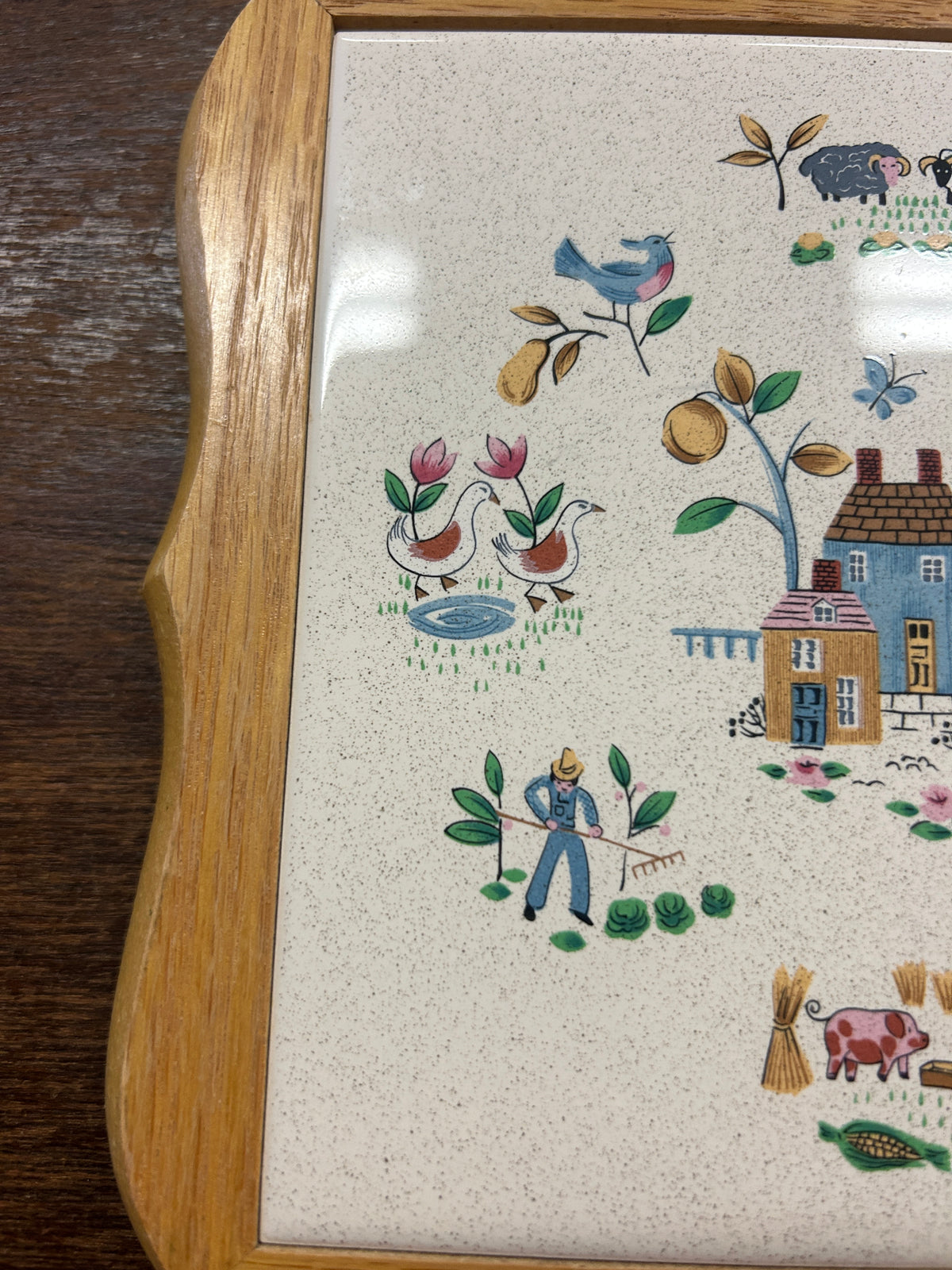 Multicolor International Tableworks Heartland Trivet, 7 1/2"