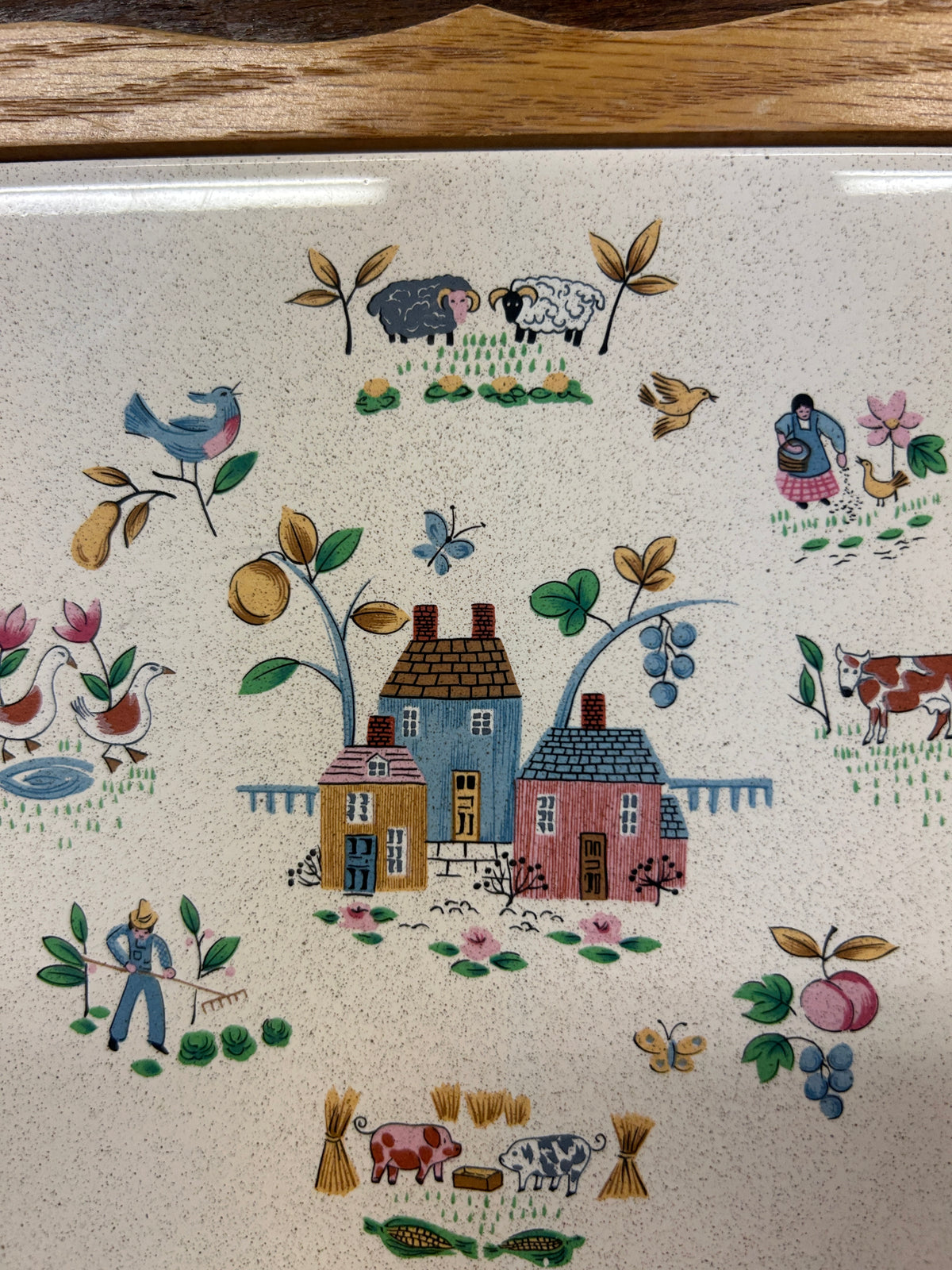 Multicolor International Tableworks Heartland Trivet, 7 1/2"