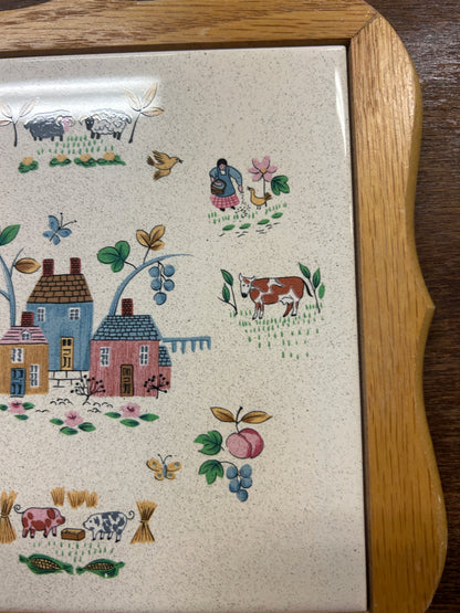 Multicolor International Tableworks Heartland Trivet, 7 1/2"