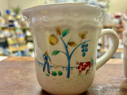 Multicolor International Tableworks Heartland Sugar & Creamer Japan, 4"