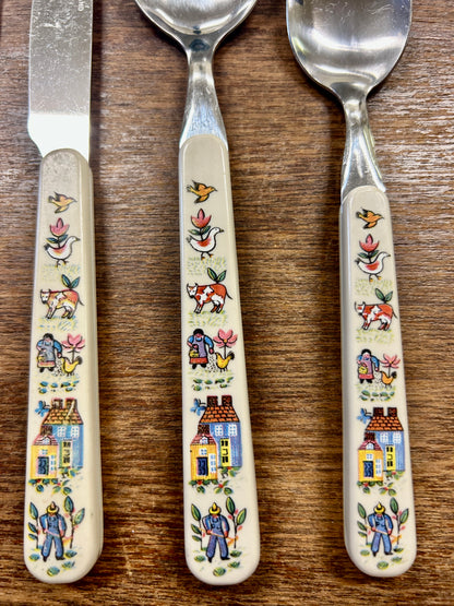 Multicolor International Tableworks Heartland 5 Pc Silverware