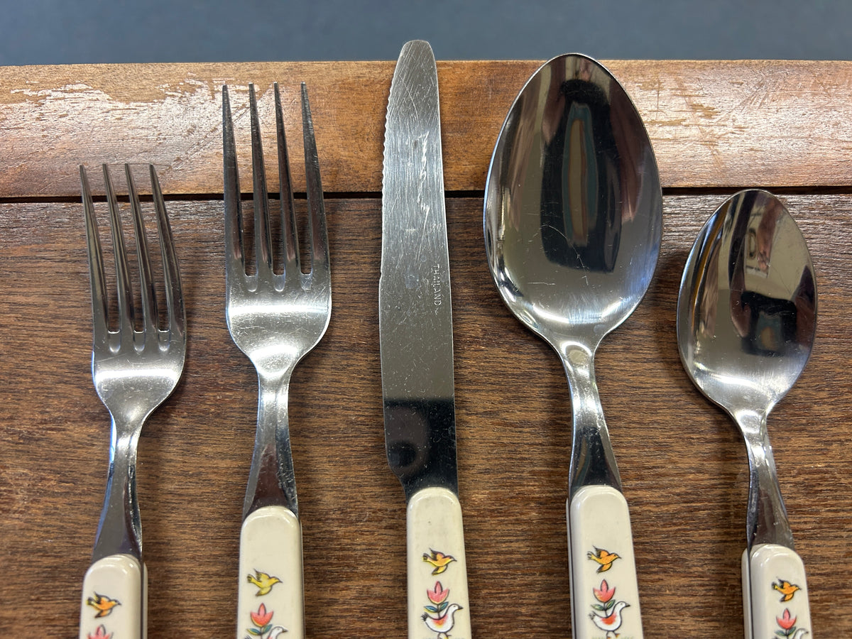 Multicolor International Tableworks Heartland 5 Pc Silverware