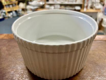 Crate & Barrel White Bowl, 7 1/2"