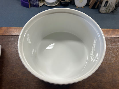 Crate & Barrel White Bowl, 7 1/2"