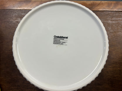 Crate & Barrel White Bowl, 7 1/2"