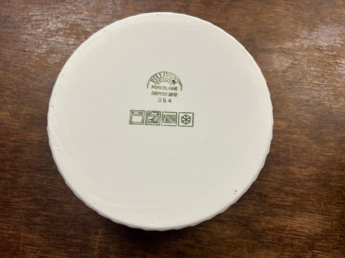 Pillivuyt White Ramekin Bowl France, 5"