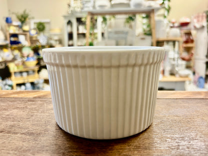 Sur la Table White Ramekin Bowl, 4 3/4"
