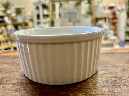 Revol White Ramekin Bowl France, 4 1/2"