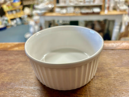 Revol White Ramekin Bowl France, 4 1/2"