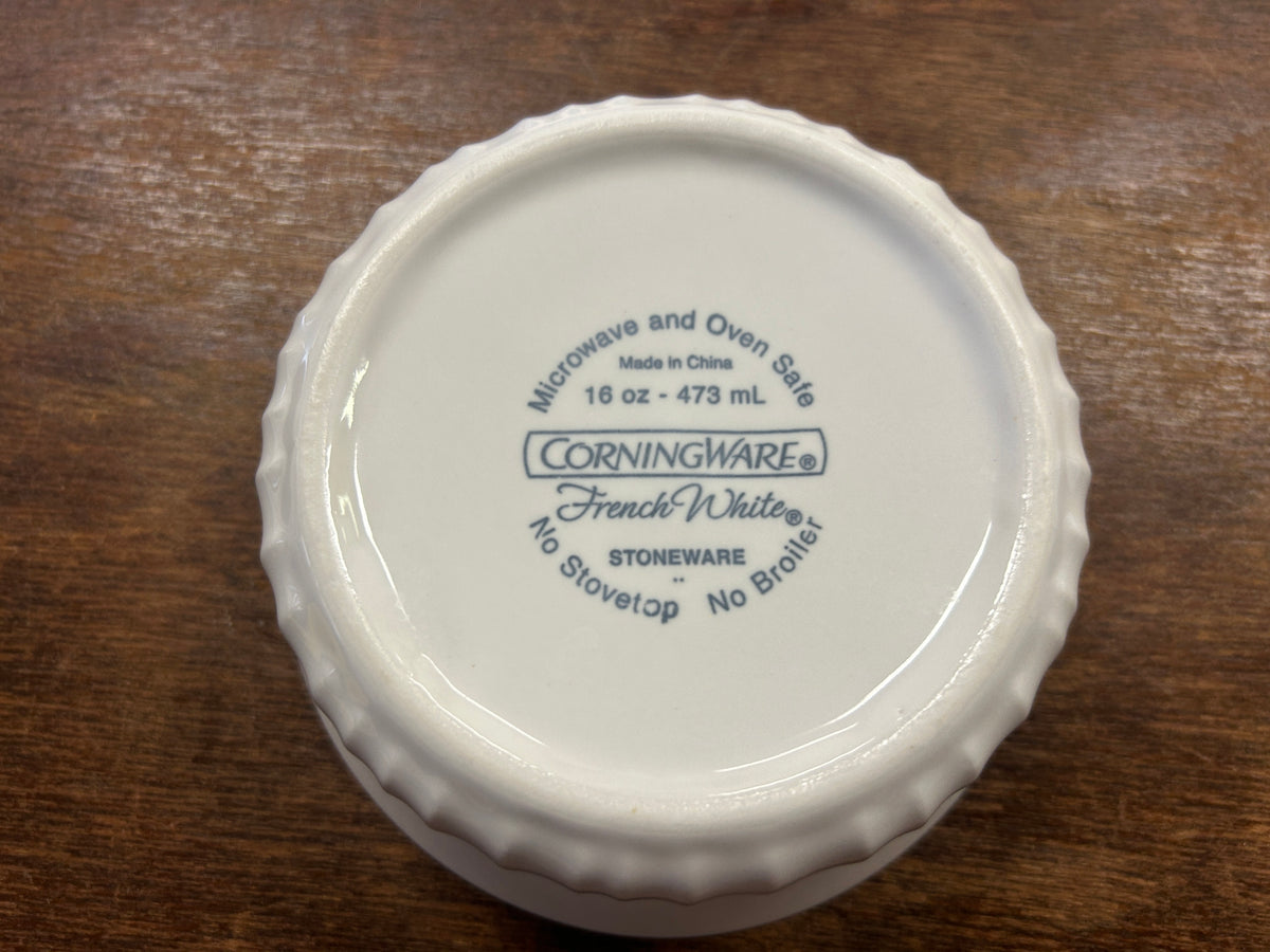 Corningware French White Ramekin Bowl, 5 1/2"
