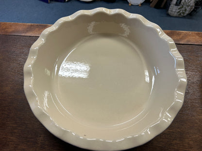 Emile Henry Blue Pie Plate France, 9"
