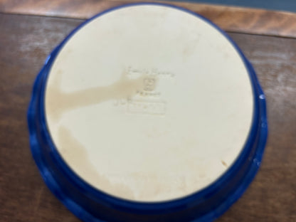 Emile Henry Blue Pie Plate France, 9"