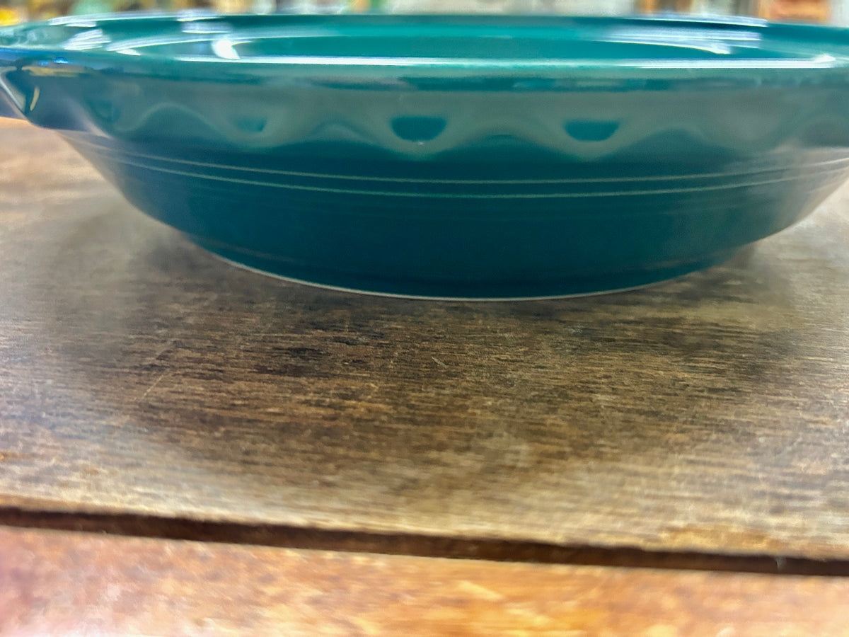Fiestaware Green Pie Plate, 9"