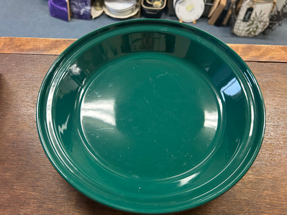 Fiestaware Green Pie Plate, 9"